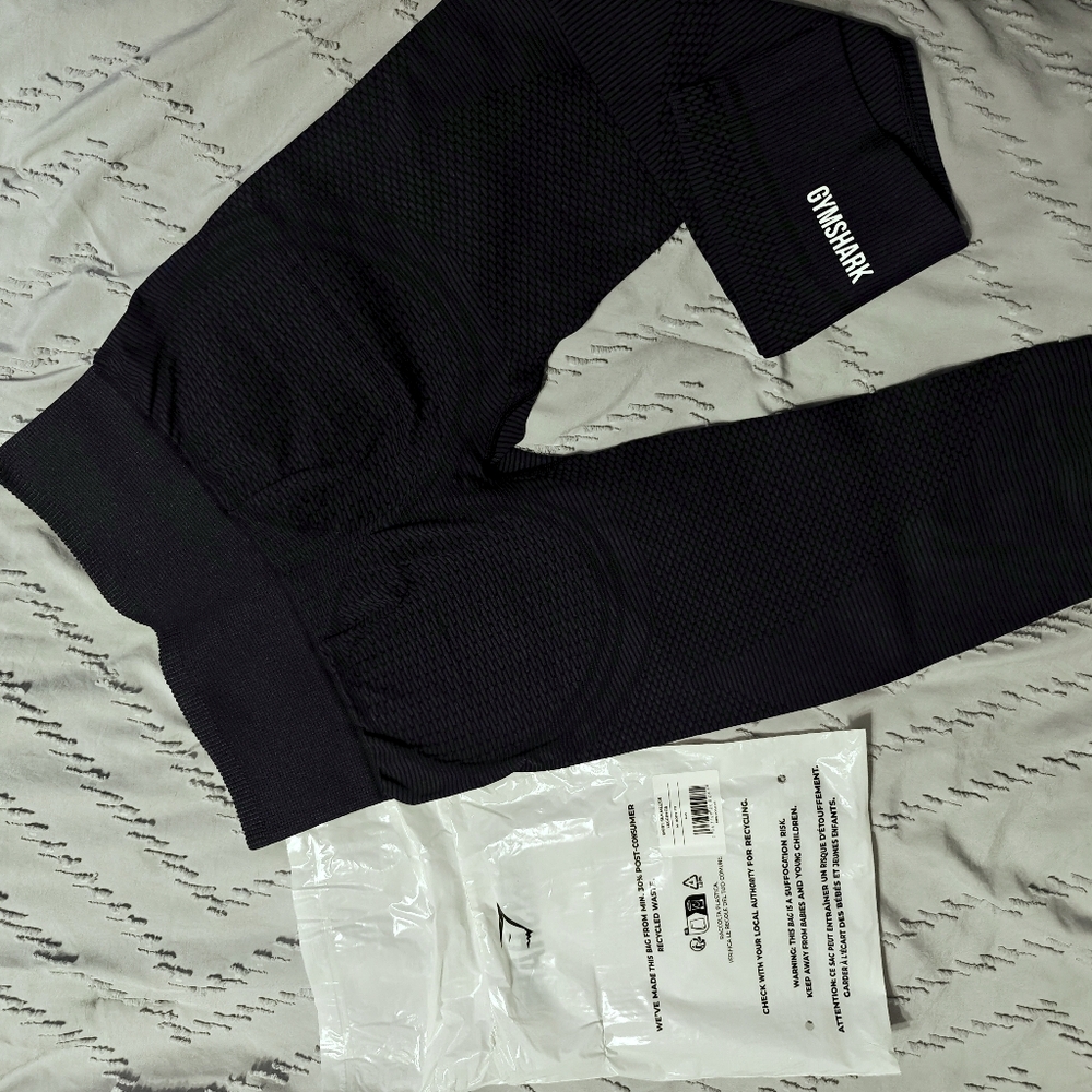 Gymshark Blue Med Sport Seamless Leggings